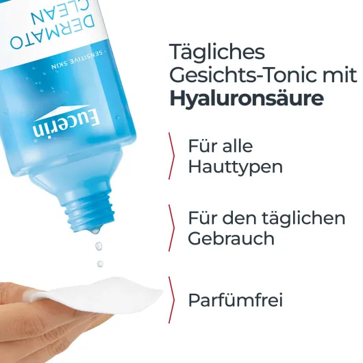 Eucerin Dermatoclean Hyaluron klärendes Gesichtswasser 200 ml
