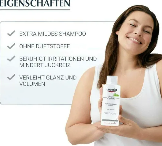 Eucerin Dermo Capillaire Hypertolerant 250 ml Shampoo
