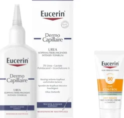Eucerin Dermo Capillaire kopfhautberuhigend Tonikum 100 ml + gratis Sun Gel-Creme Oil Control 20 ml