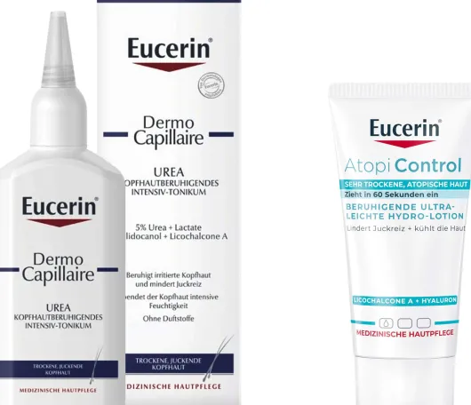 Eucerin Dermo Capillaire kopfhaut- beruhigend. Tonikum 100 ml + gratis AtopiControl Hydro-Lotion 20 ml