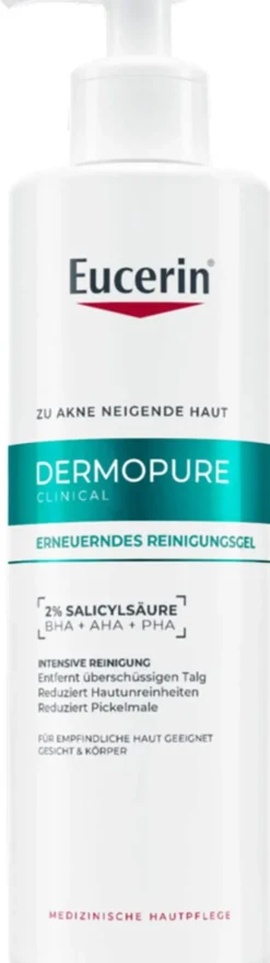 Eucerin DermoPure Clinical erneuerndes Reinigungsgel 400 ml