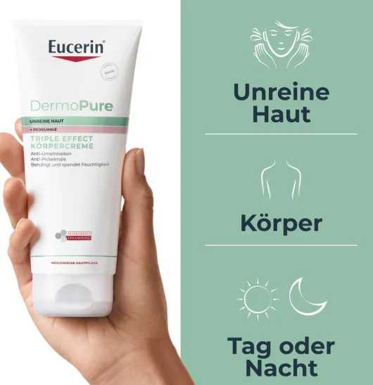 Eucerin DermoPure Triple Effect Körpercreme 200 ml