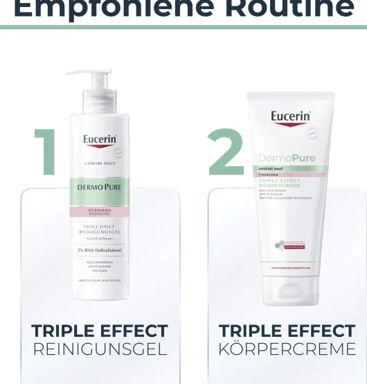 Eucerin DermoPure Triple Effect Körpercreme 200 ml