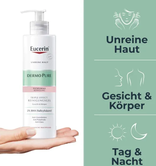 Eucerin DermoPure Triple Effect Reinigungsgel 400 ml
