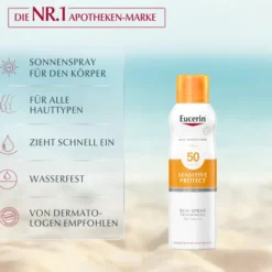 Eucerin Dry Touch Sun 200 ml Spray LSF 50