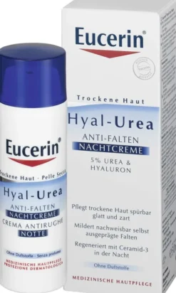 Eucerin Hyal Urea 50 ml Antifaltencreme Nacht