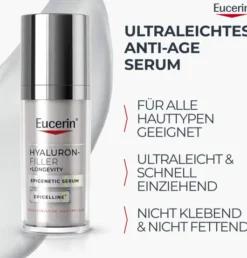 Eucerin Hyaluron - Filler + Longevity Epigenetic Serum 30 ml