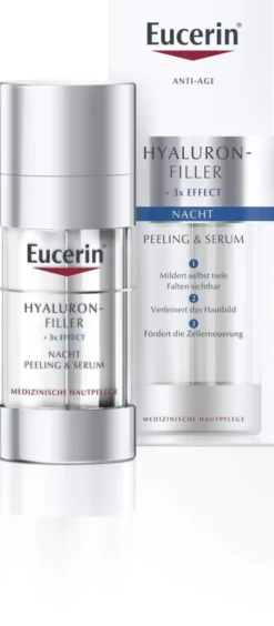 Eucerin Hyaluron Filler Nacht-Peeling und Serum 30 ml
