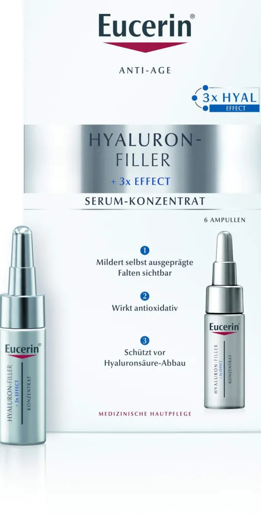 Eucerin Hyaluron Filler Serum Konzentrat 6 x 5 ml Ampullen