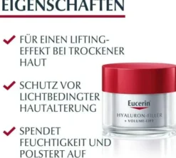 Eucerin Hyaluron Filler + Volume Lift Tagespflege Trockene Haut...