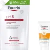 Eucerin pH5 Lotion 400ml Nachfüllbeutel empfindliche Haut + gratis Eucerin Sun Gel-Creme Oil Control 20 ml