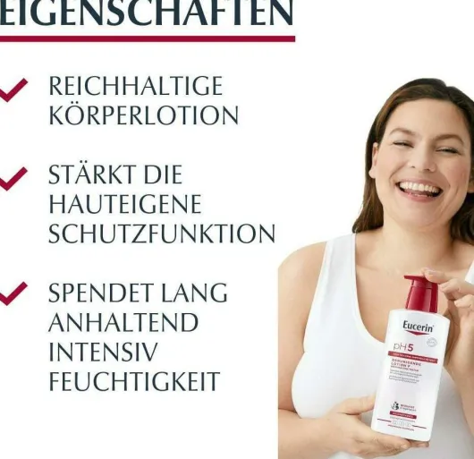 Eucerin pH5 Reichhaltige Textur Lotion F mit Pumpe 400 ml