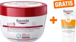 Eucerin pH5 ultraleichte Feuchtigkeitscreme 350 ml + gratis Eucerin Sun Gelcreme Oil Control 20 ml