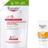 Eucerin pH5 Waschlotion empfindliche Haut Nachfüllbeutel 400 ml + gratis Eucerin Sun Gelcreme Oil Control 20 ml