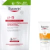 Eucerin pH5 Waschlotion 750 ml Nachfüllbeutel + gratis Eucerin Sun Gelcreme Oil Control 20 ml