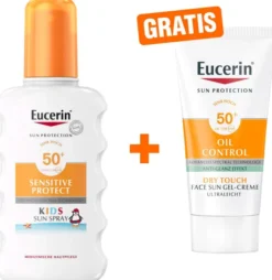 Eucerin Sensitive Protect Kids Sun Spray LSF 50+ + gratis Sun Gel-Creme Oil Control 20 ml
