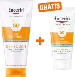 Eucerin Sun Oil Control Body LSF50 200 ml Gel-Creme + gratis Eucerin Sun Gel-Creme 20 ml