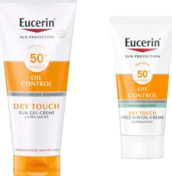 Eucerin Sun Oil Control Body LSF50 200 ml Gel-Creme + gratis Eucerin Sun Gel-Creme 20 ml