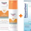 Eucerin Sun Oil Control Face LSF 50+ 50 ml Gel-Creme + Bepanthen 75 ml kühlendes Schaumspray
