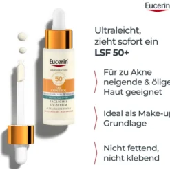 Eucerin Sun Oil Control Face Tägliches UV-Serum LSF 50+ 30 ml