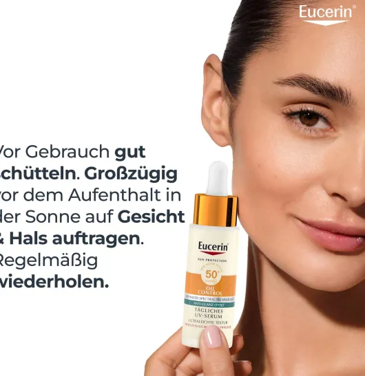 Eucerin Sun Oil Control Face Tägliches UV-Serum LSF 50+ 30 ml