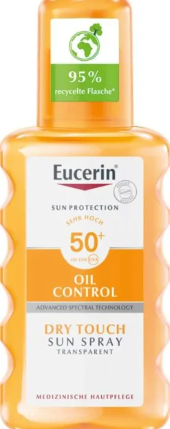 Eucerin Sun Oil Control Transparent LSF 50+ 200 ml Spray