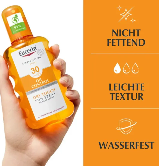 Eucerin Sun Oil Control Transparent Spray LSF 30 200 ml