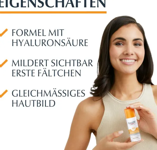 Eucerin Sun Photoaging Control Tinted Face Gel-Creme LSF 50+ Mittel 50 ml