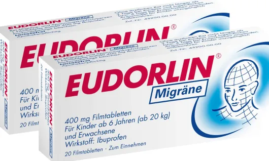 Eudorlin Migräne 2 x 20 Filmtabletten