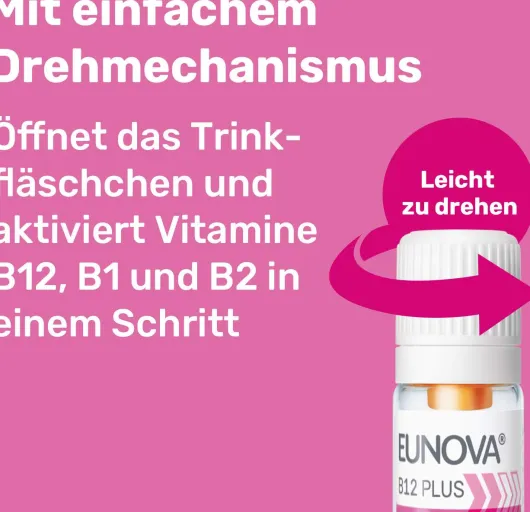 Eunova B12 Plus 10 x 8 ml Trinkfläschchen