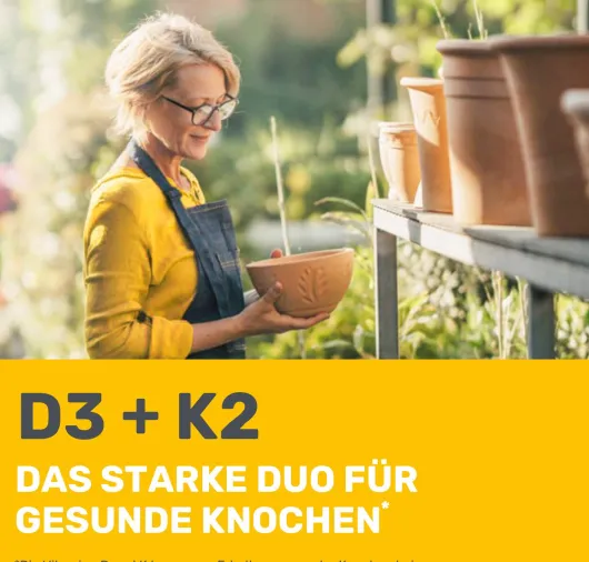 Eunova DuoProtect D3 + K2 1000 I.E. 90 Kapseln