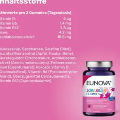 Eunova Schulhelden Gummies 60 Bonbons