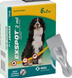 Exspot Lösung Für Hunde Ab 15 KG 6 X 2 ml