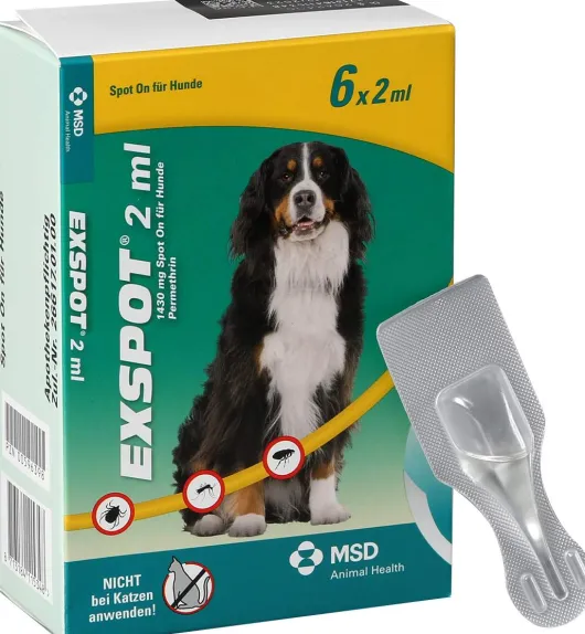 Exspot Lösung Für Hunde Ab 15 KG 6 X 2 ml