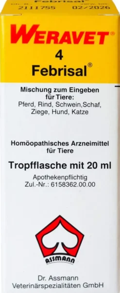 Febrisal 4 Vet 20 ml Tropfen