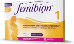 Femibion 1 Kinderwunsch und Frühschwangerschaft ohne Jod 60 Tabletten