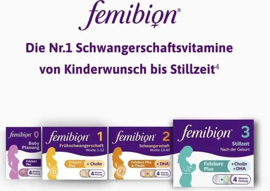 Femibion 3 Stillzeit 112 Tabletten und 112 Kapseln Kombipackung