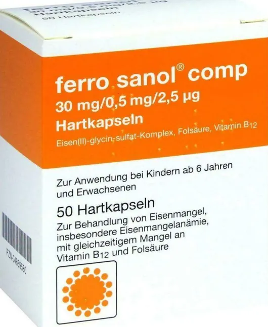 Ferro Sanol Comp. 50 Kapseln