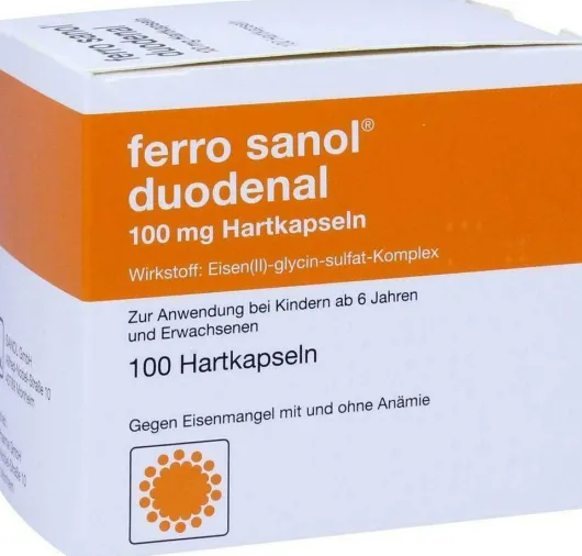 Ferro Sanol Duodenal 100 Hartkps. mit magensaftres. überzogenen Pellets