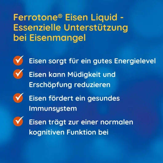 Ferrotone Natürliches Eisen Plus Vitamin C Apfel 14 X 25 ml Beutel