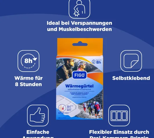 Figo Wärmegürtel 8 H Selbstklebend 1 Stück