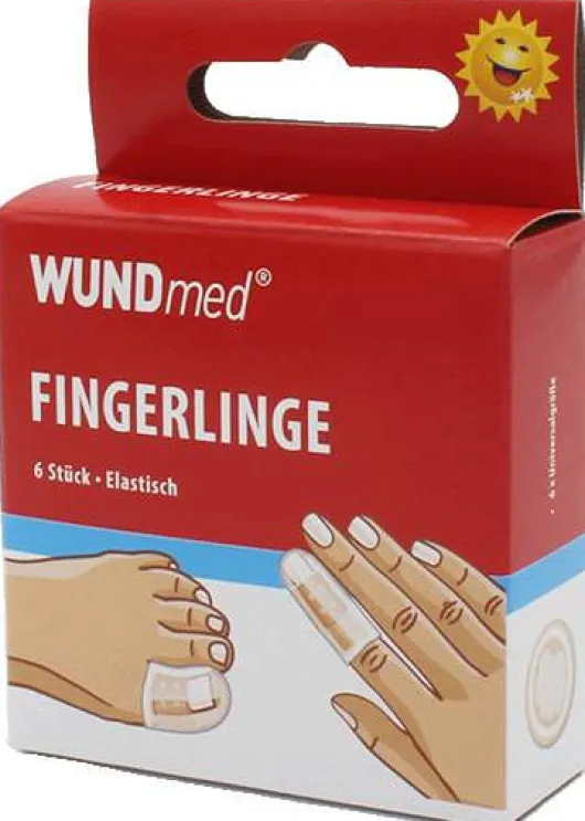 Fingerlinge Schutzkappen für Finger und Zehen 6 Stück