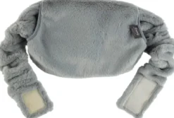 Flauschige Bauchtasche mit Wärmflasche und praktischer Muff-Funktion 1 Stück