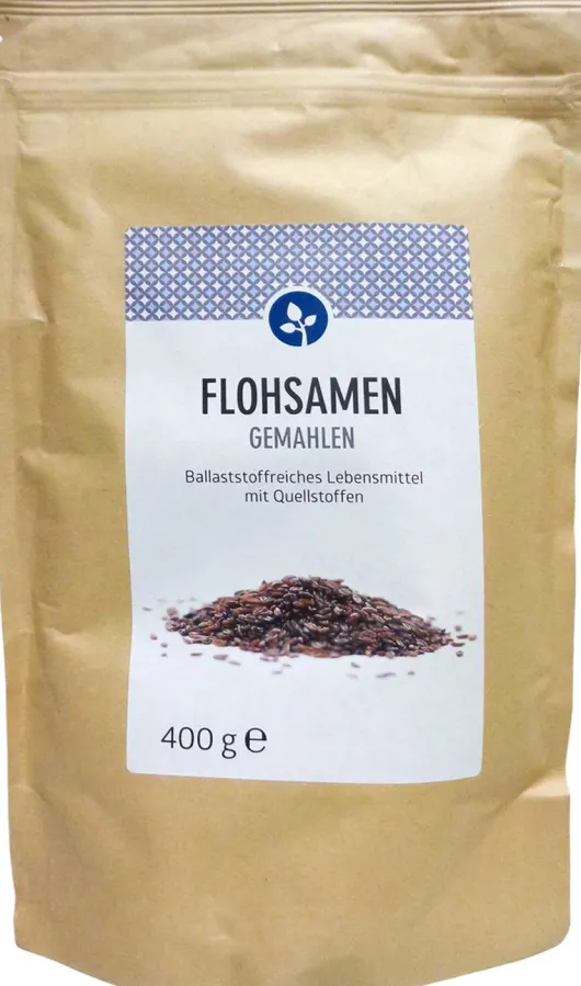 Flohsamen Gemahlen 400 G Pulver