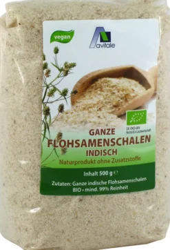 Flohsamenschalen indisch Bio 500 g