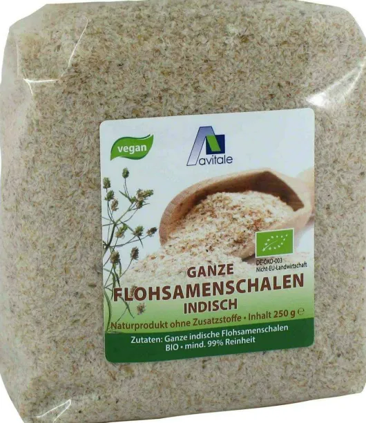 Flohsamenschalen Indisch Bio 250 G