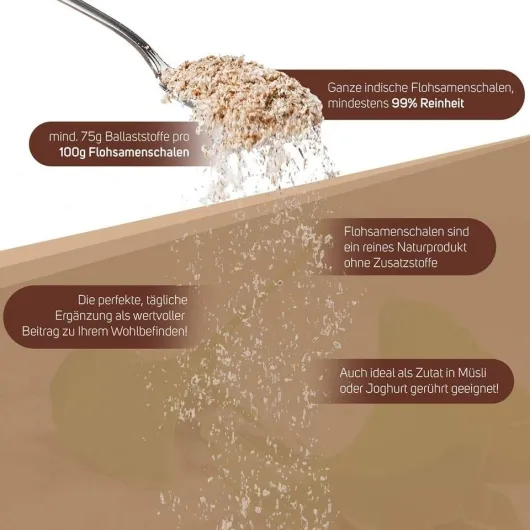 Flohsamenschalen indisch 250 g