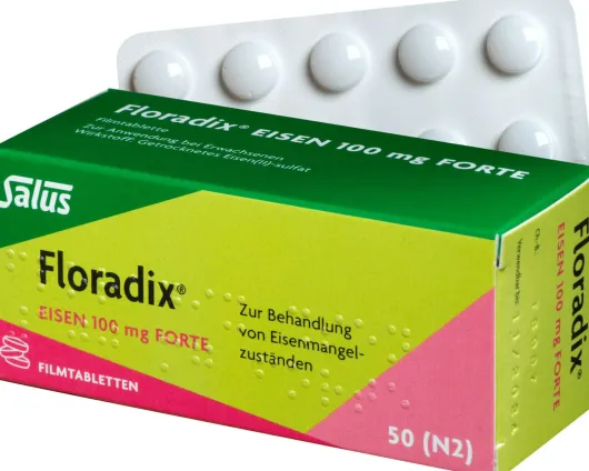 Floradix Eisen 100 mg Forte 50 Filmtabletten