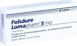 Folsäure Lomapharm 5 mg 50 Tabletten