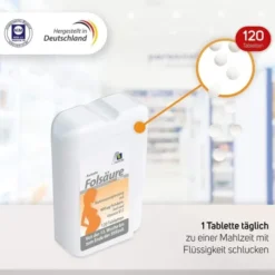 Folsäure 400 Plus B12 + Jod 120 Tabletten